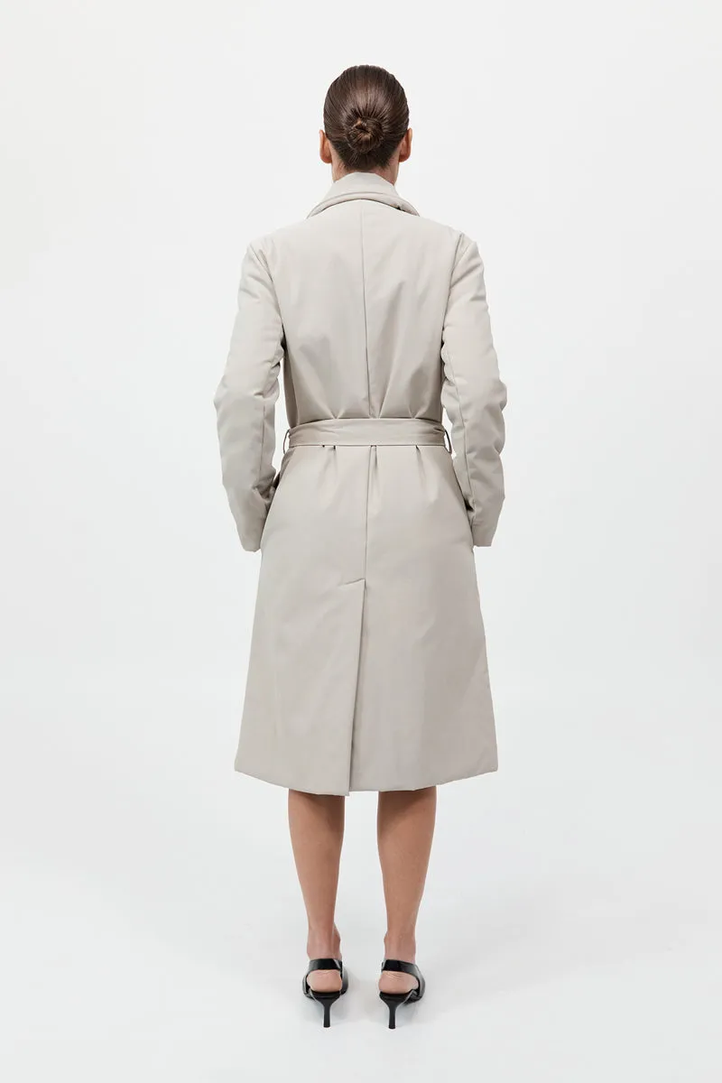 Padded Car Coat - Creme sold by St. Agni product image thumbnail 5