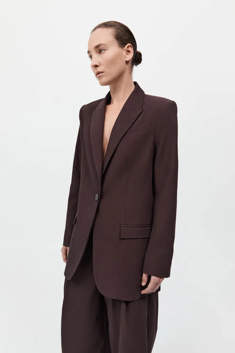 Classic Blazer - Port sold by St. Agni product image thumbnail 2