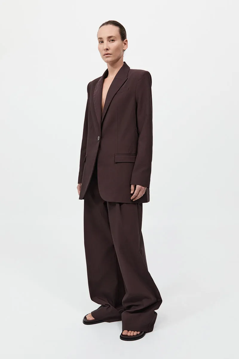 Classic Blazer - Port sold by St. Agni product image thumbnail 3