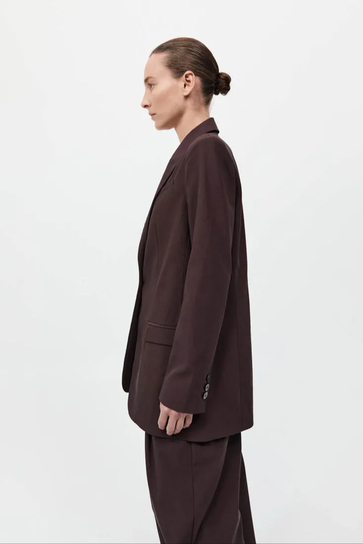 Classic Blazer - Port sold by St. Agni product image thumbnail 4