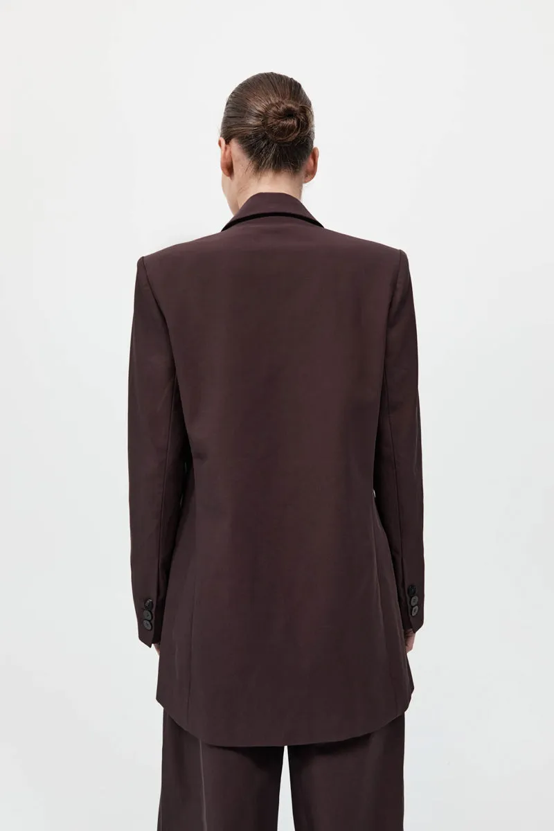 Classic Blazer - Port sold by St. Agni product image thumbnail 5