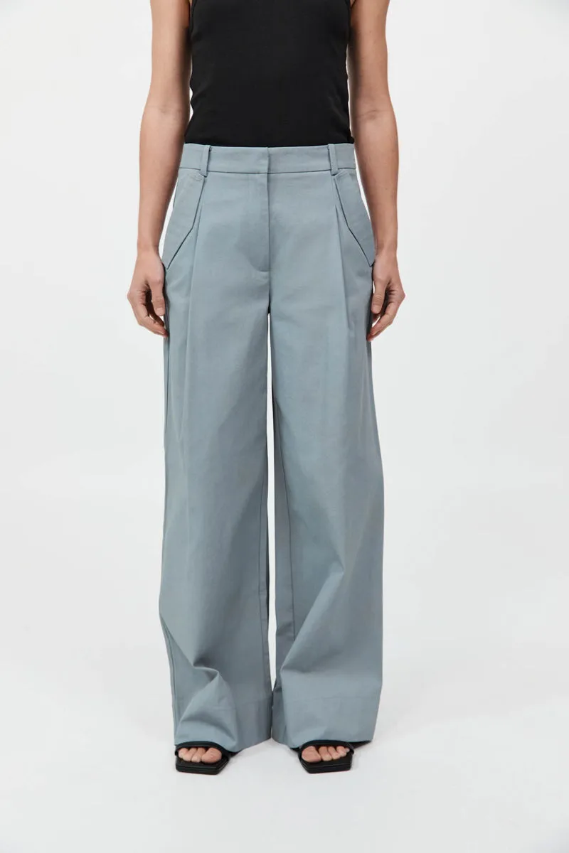 Utility Pleat Pants - Glacier sold by St. Agni product image thumbnail 2