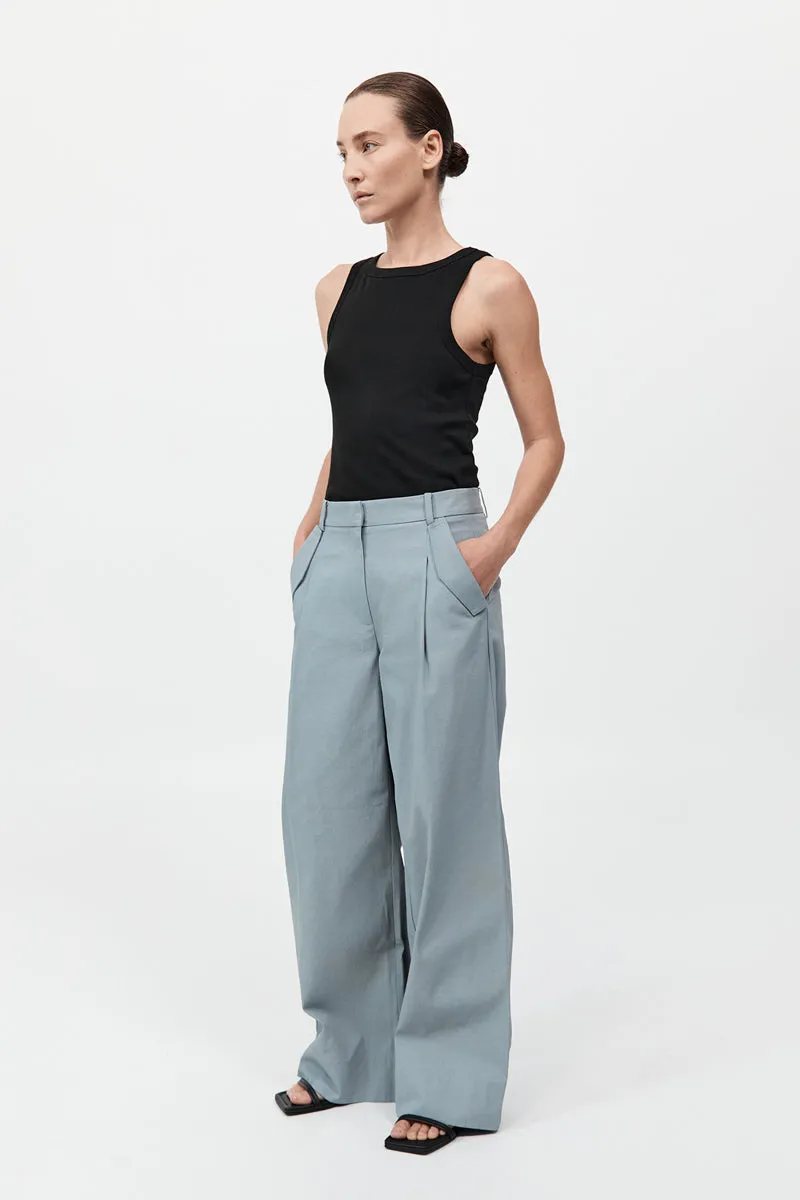 Utility Pleat Pants - Glacier sold by St. Agni product image thumbnail 3