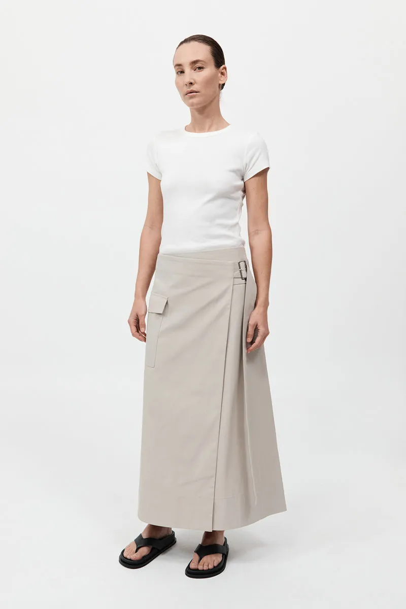 Utility Wrap Skirt - Creme sold by St. Agni product image thumbnail 3