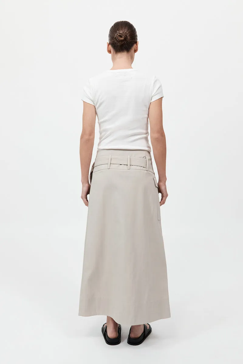 Utility Wrap Skirt - Creme sold by St. Agni product image thumbnail 5