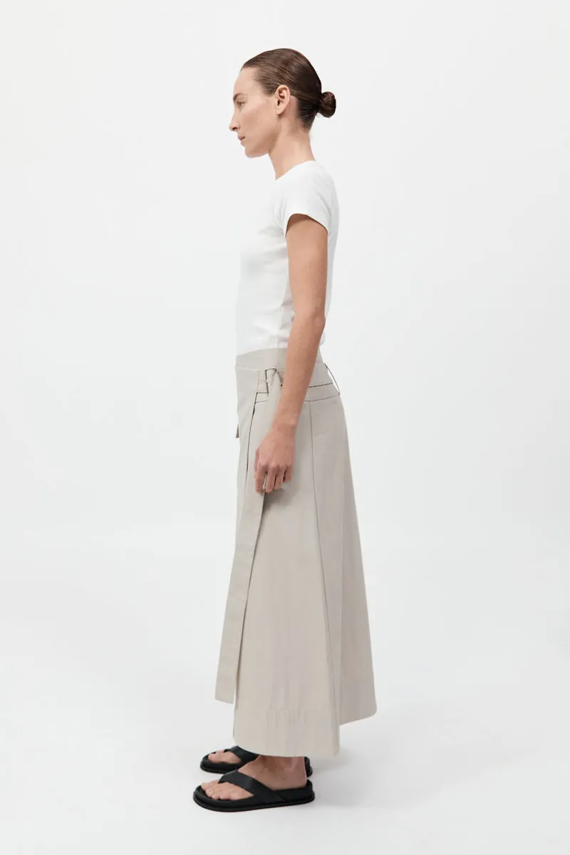 Utility Wrap Skirt - Creme sold by St. Agni product image thumbnail 4