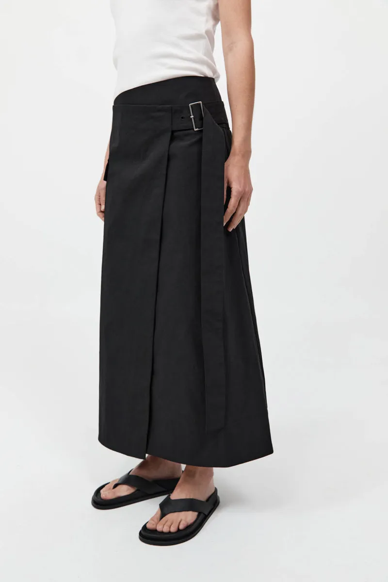 Utility Wrap Skirt - Black sold by St. Agni product image thumbnail 2