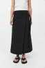 Utility Wrap Skirt - Black sold by St. Agni
