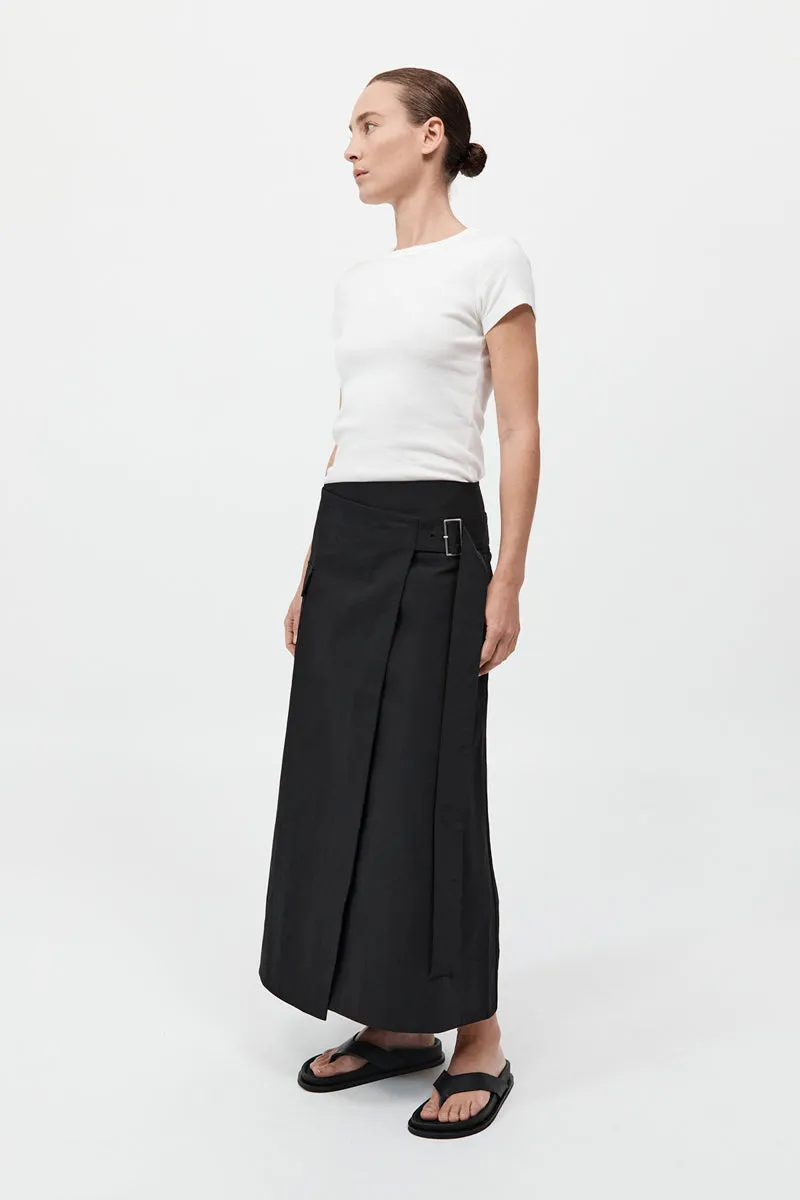 Utility Wrap Skirt - Black sold by St. Agni product image thumbnail 4
