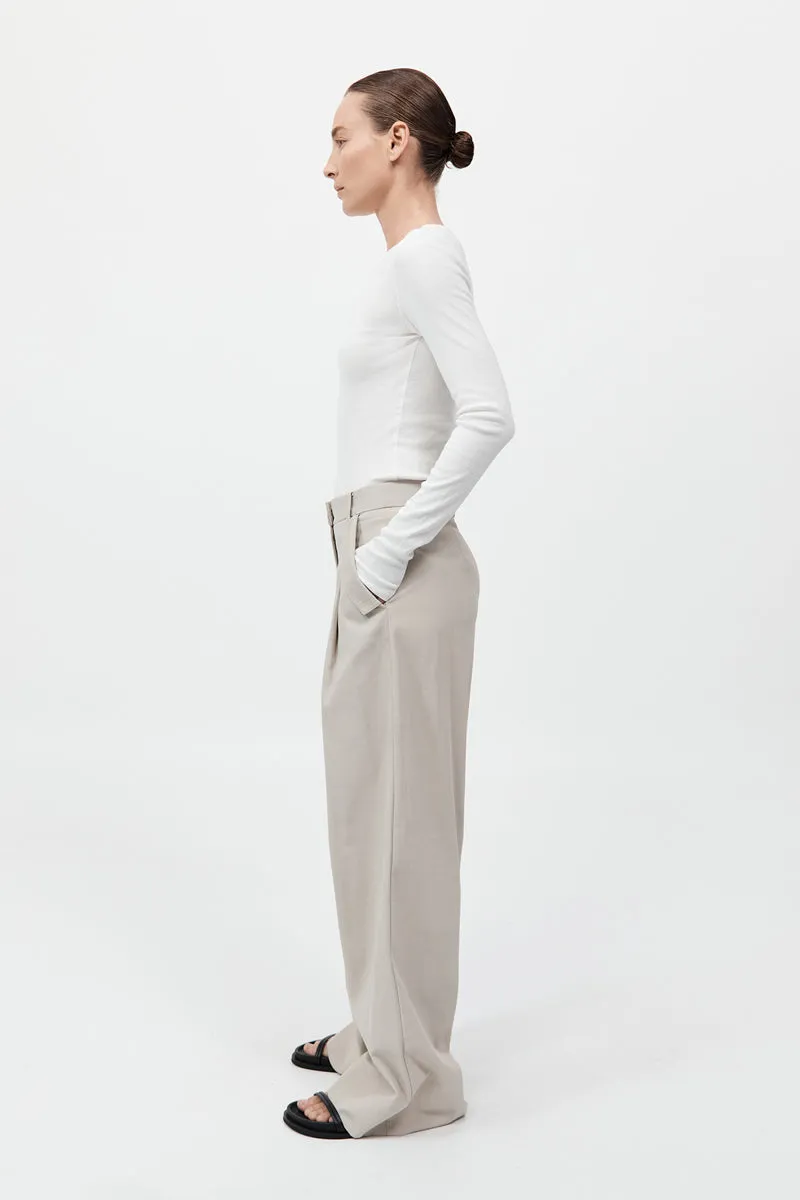 Utility Pleat Pants - Creme sold by St. Agni product image thumbnail 3