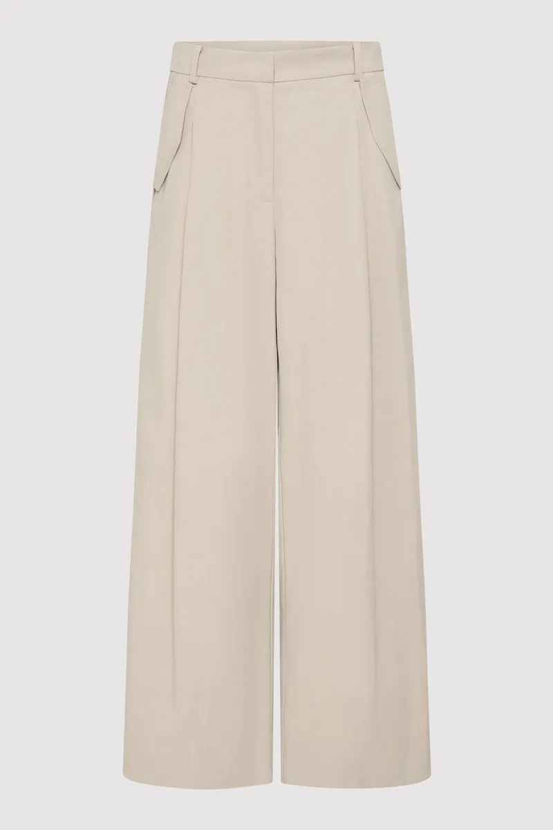Utility Pleat Pants - Creme sold by St. Agni product image thumbnail 5