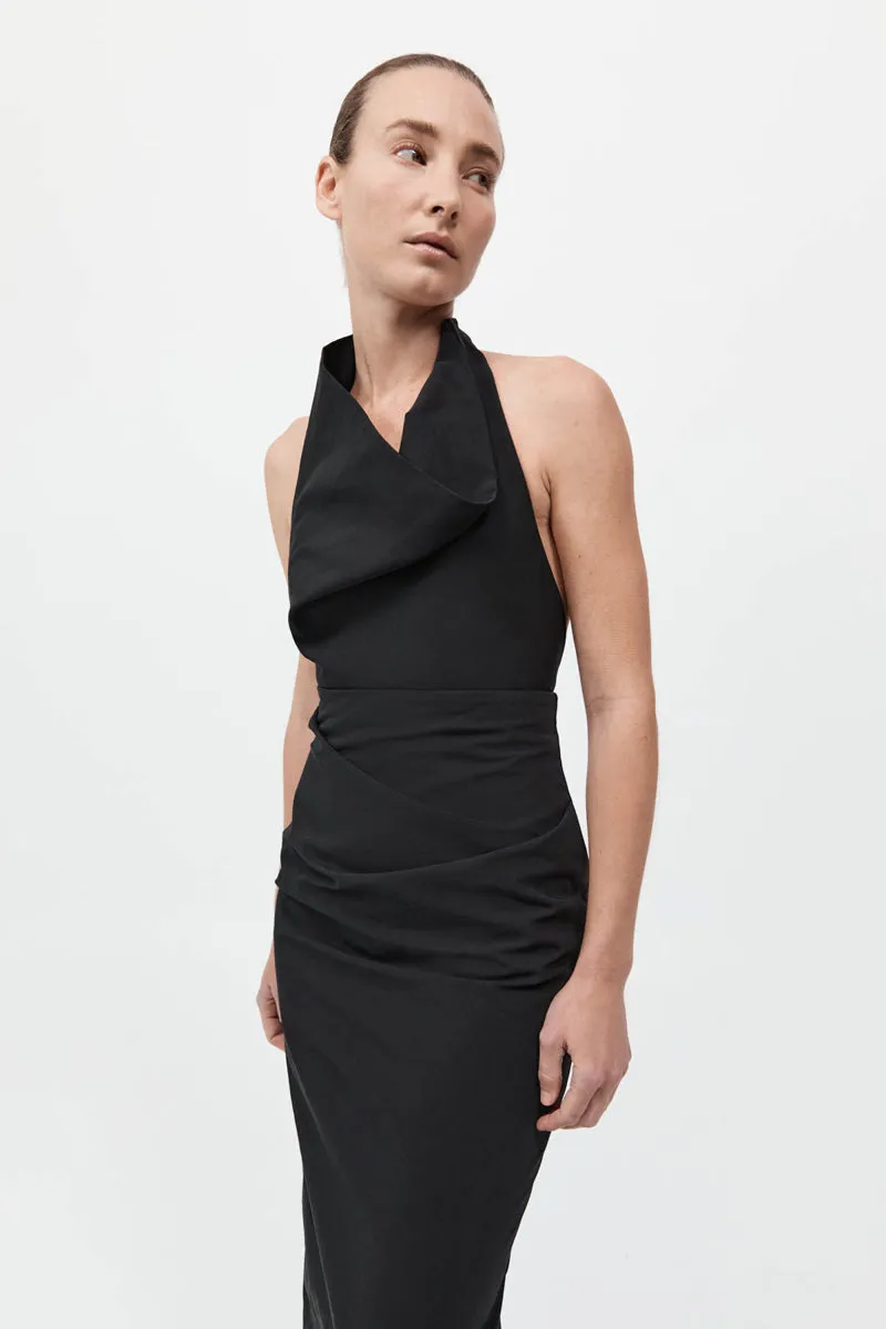 Structural Tie Dress - Black sold by St. Agni product image thumbnail 2