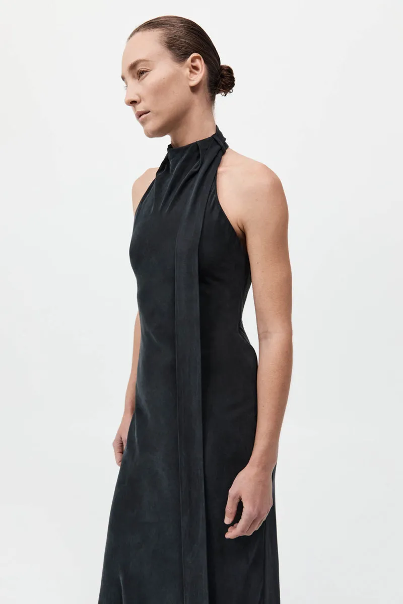 Bias Scarf Dress - Black sold by St. Agni product image thumbnail 4