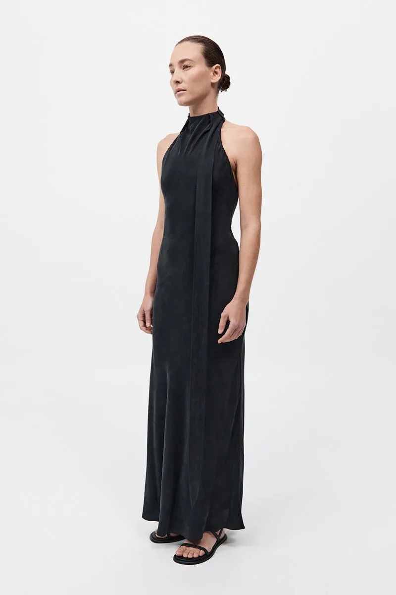 Bias Scarf Dress - Black sold by St. Agni product image thumbnail 2