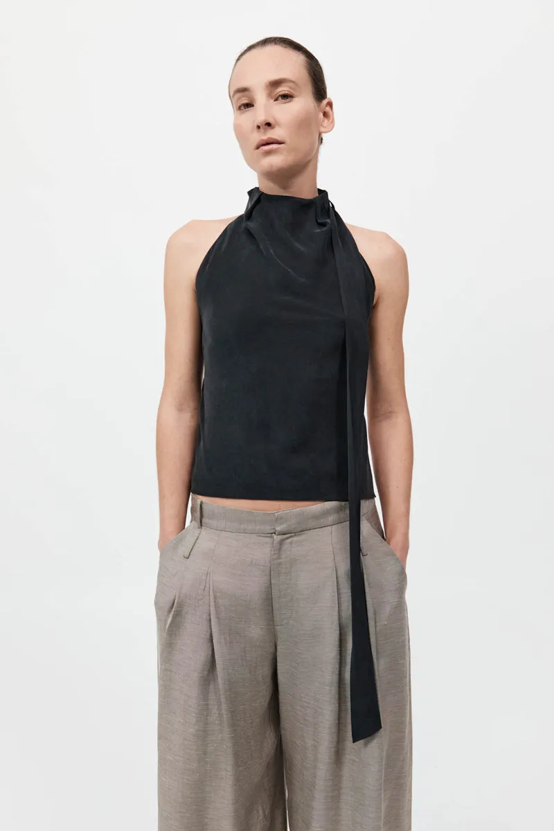 Bias Scarf Top - Black sold by St. Agni