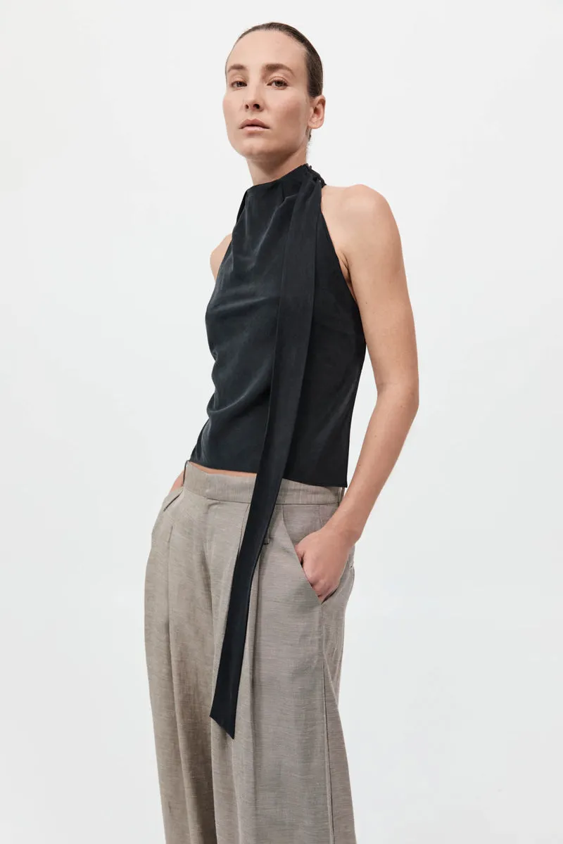 Bias Scarf Top - Black sold by St. Agni product image thumbnail 2