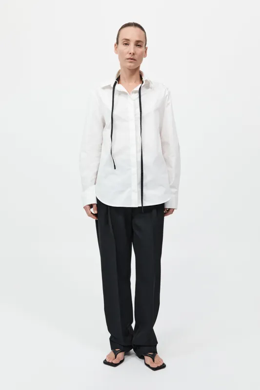 Detachable Tie Shirt - White sold by St. Agni