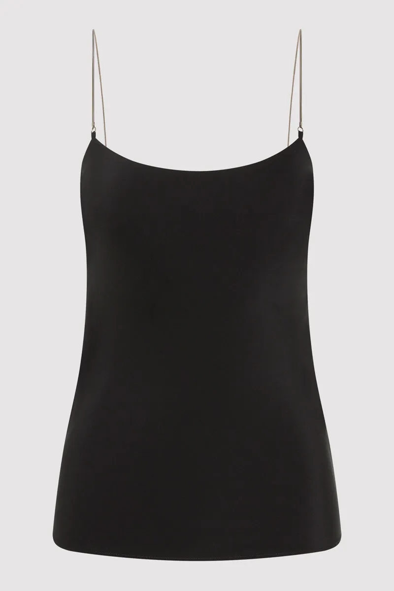 Fine Chain Silk Cami - Black sold by St. Agni product image thumbnail 5