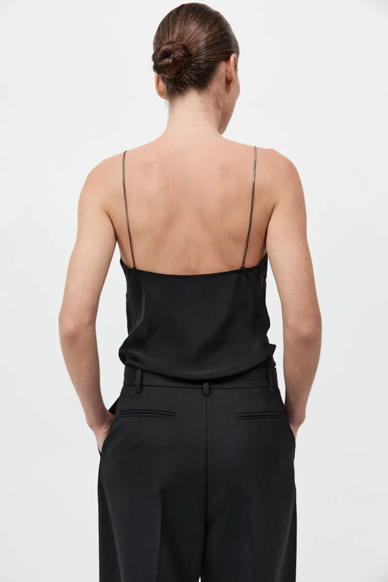 Fine Chain Silk Cami - Black sold by St. Agni product image thumbnail 4