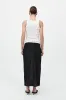 Feathered Silk Skirt - Black sold by St. Agni