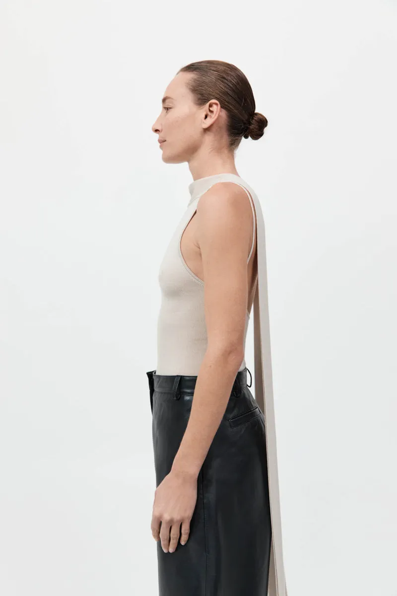 Knit Scarf Top - Creme sold by St. Agni product image thumbnail 3