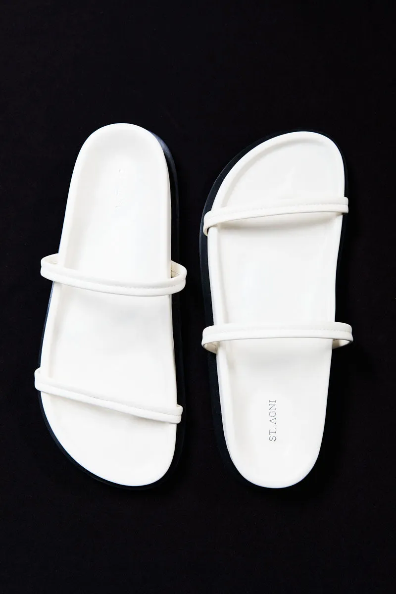 Fine Double Strap Slide - Off White sold by St. Agni product image thumbnail 3