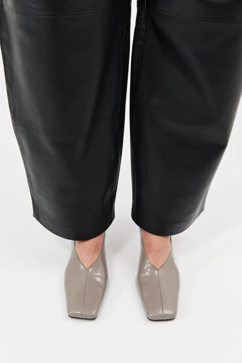 Square Toe Sling Back Heel - Slate sold by St. Agni product image thumbnail 5