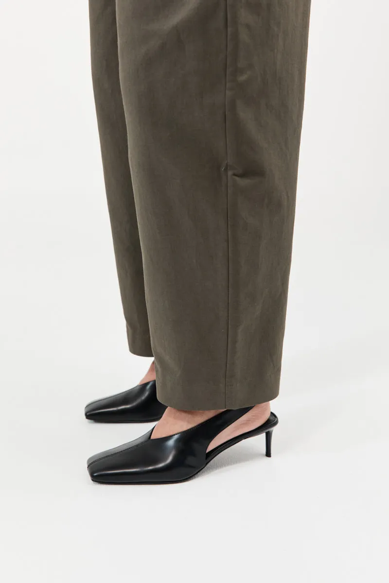 Square Toe Sling Back Heel - Black sold by St. Agni product image thumbnail 5