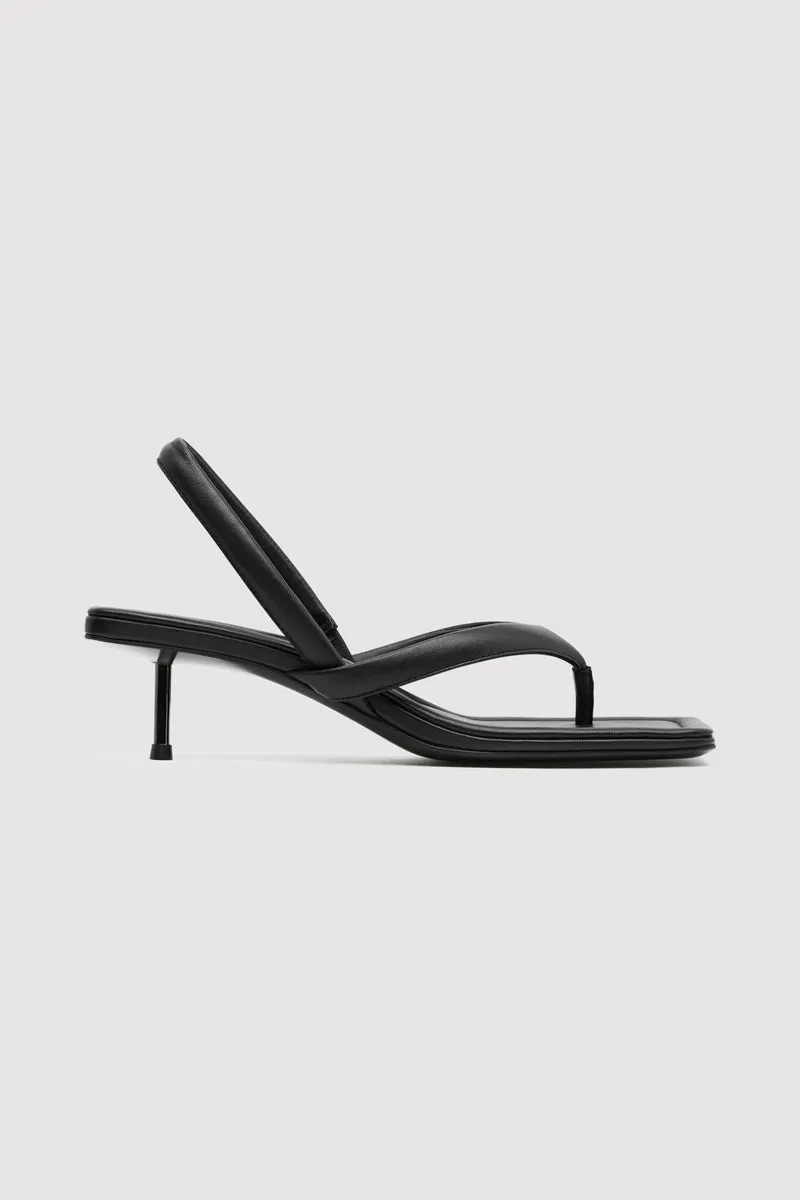 Thong Heel - Black sold by St. Agni