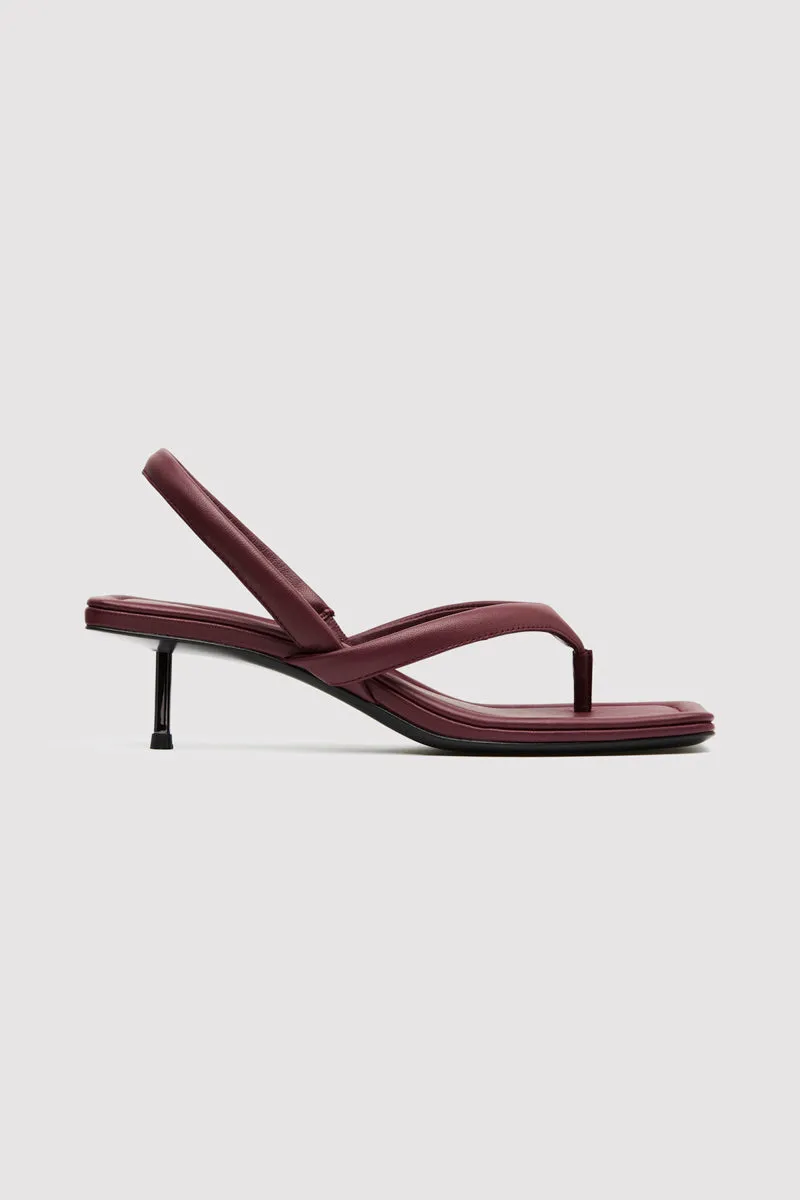 Thong Heel - Plum sold by St. Agni