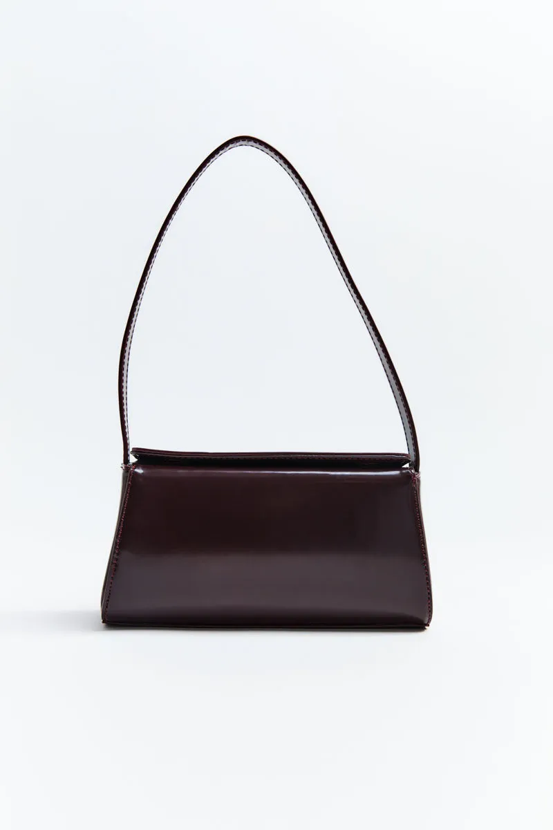 Mini Baguette Shoulder Bag - Bordeaux sold by St. Agni product image thumbnail 2