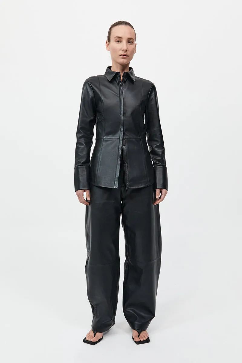 Leather Balloon Pants - Black sold by St. Agni product image thumbnail 4