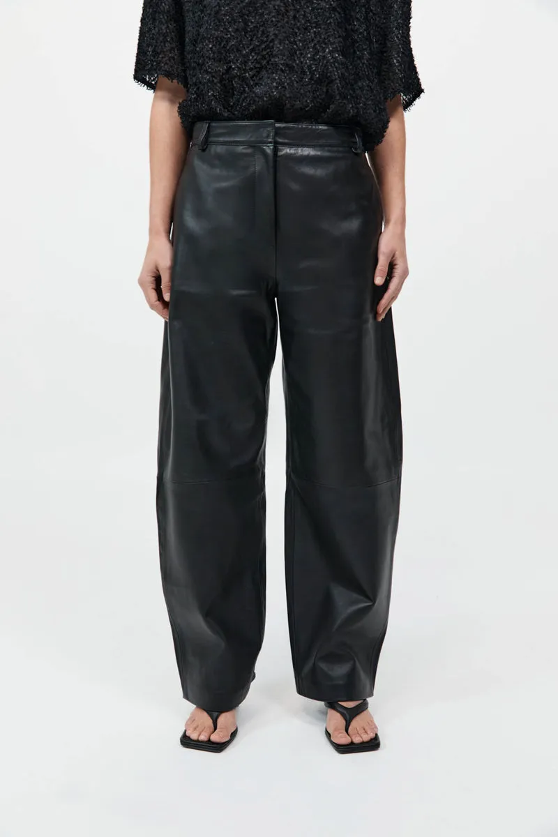 Leather Balloon Pants - Black sold by St. Agni product image thumbnail 2