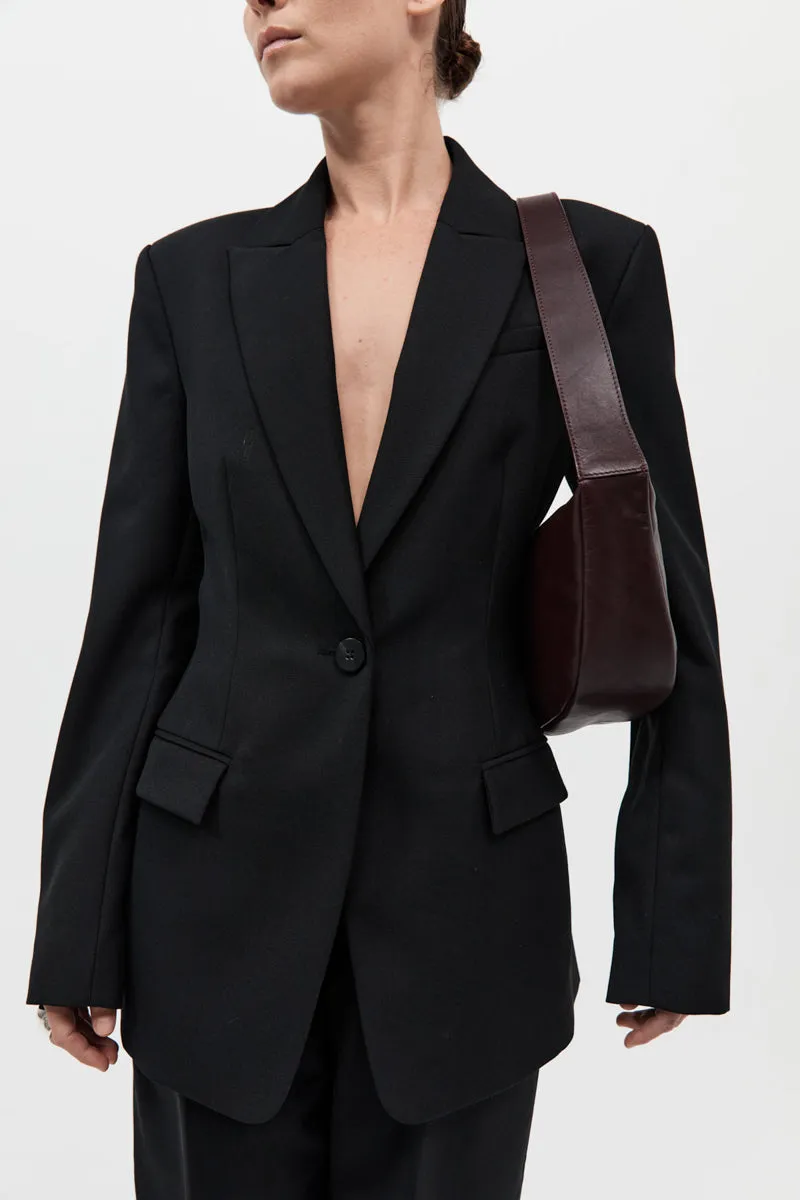 Adjustable Crescent Bag - Bordeaux sold by St. Agni product image thumbnail 3