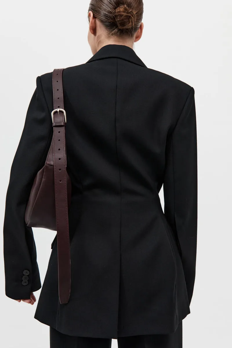 Adjustable Crescent Bag - Bordeaux sold by St. Agni product image thumbnail 5