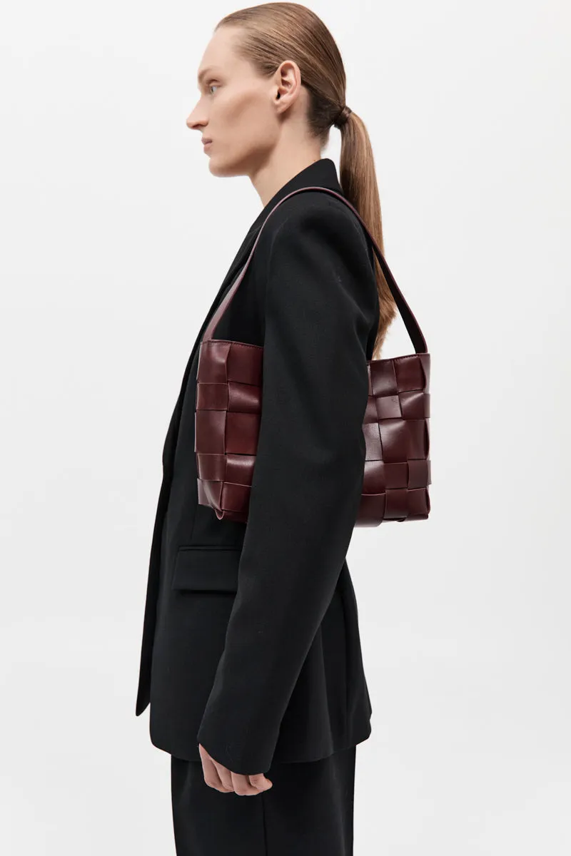 Woven Mini Tote - Plum sold by St. Agni product image thumbnail 2