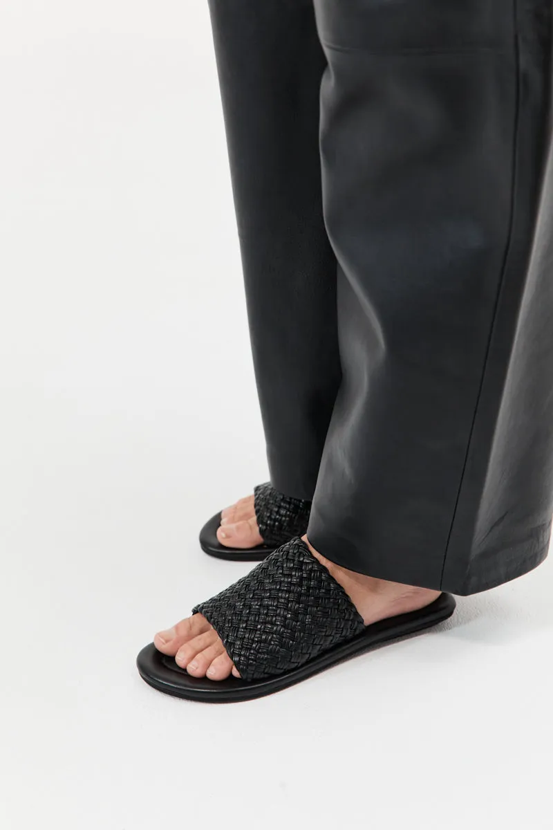 Woven Minimal Slide - Black sold by St. Agni product image thumbnail 2