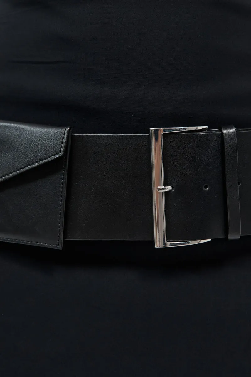 Wide Utility Belt - Black sold by St. Agni product image thumbnail 5