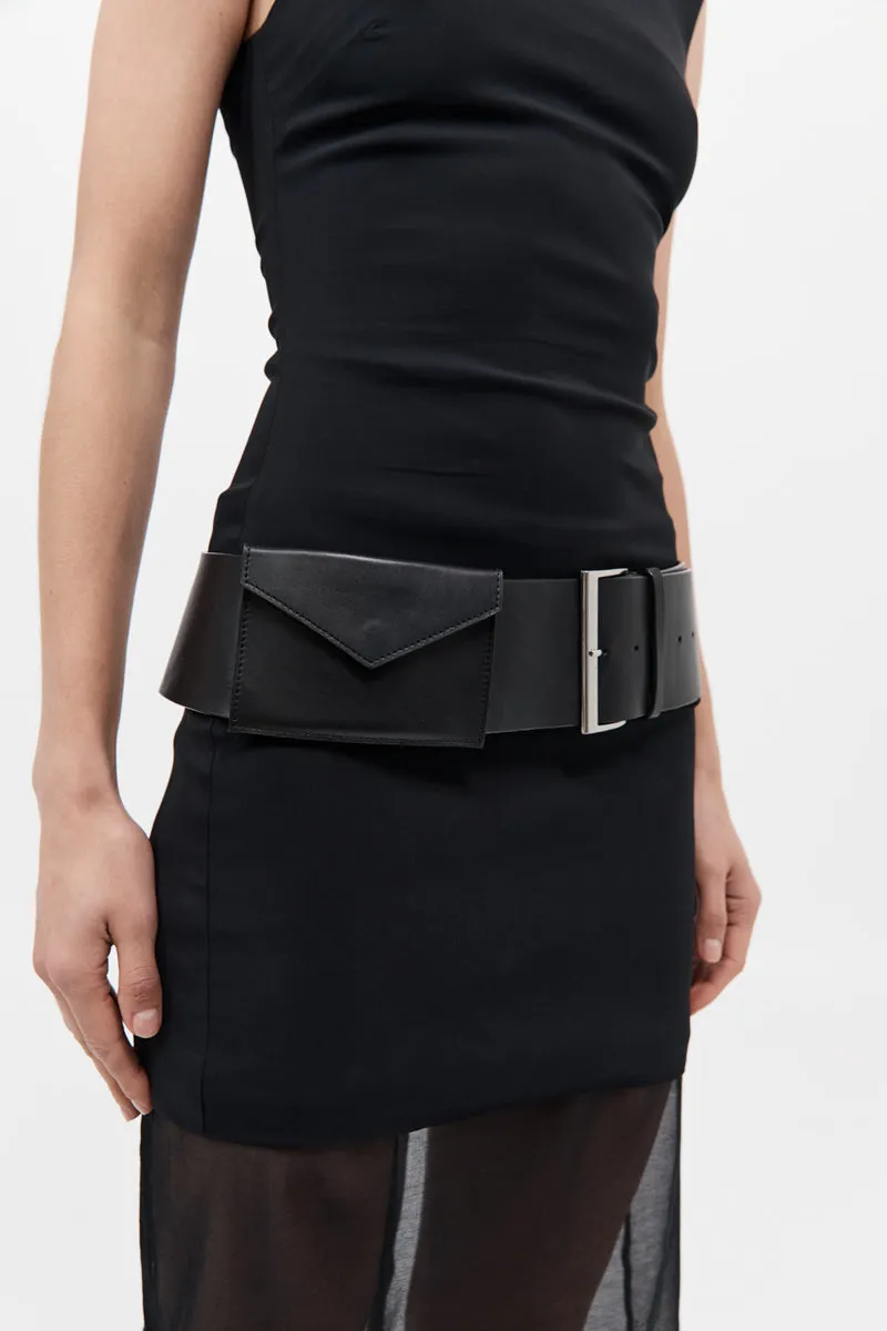 Wide Utility Belt - Black sold by St. Agni product image thumbnail 3