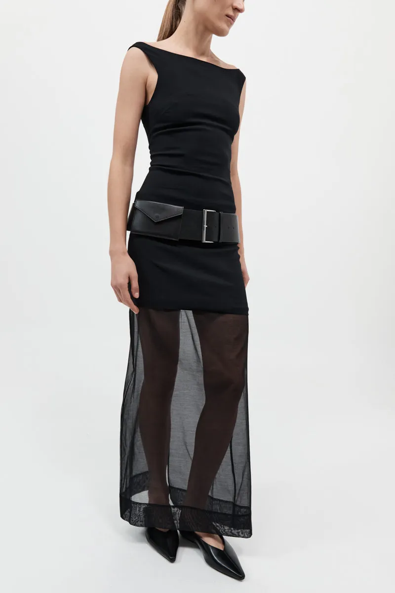 Wide Utility Belt - Black sold by St. Agni product image thumbnail 4