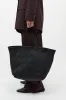 Large Woven Trapeze Bag - Black sold by St. Agni