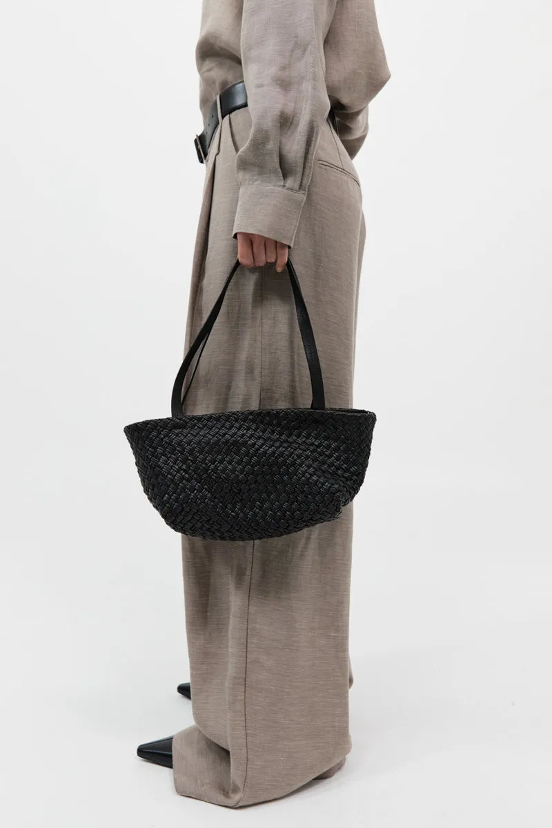 Petit Woven Trapeze Bag - Black sold by St. Agni product image thumbnail 2