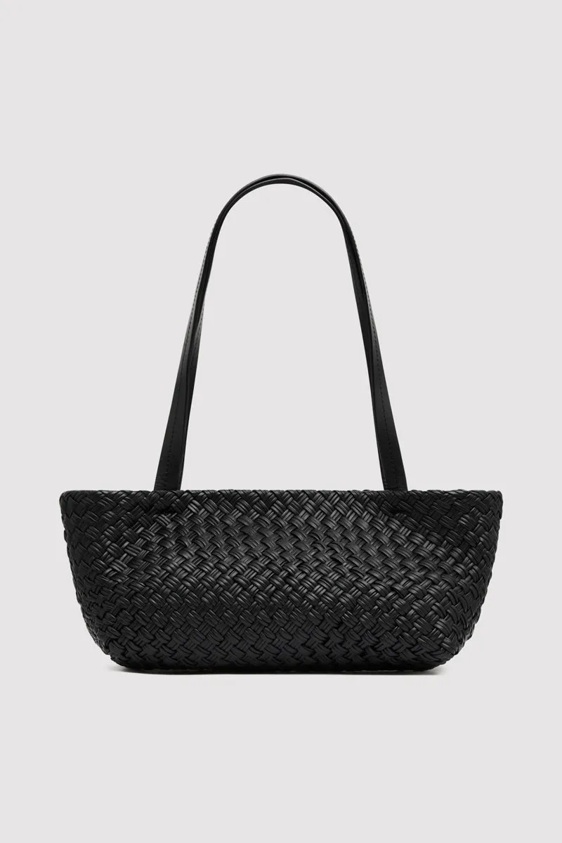 Petit Woven Trapeze Bag - Black sold by St. Agni product image thumbnail 5