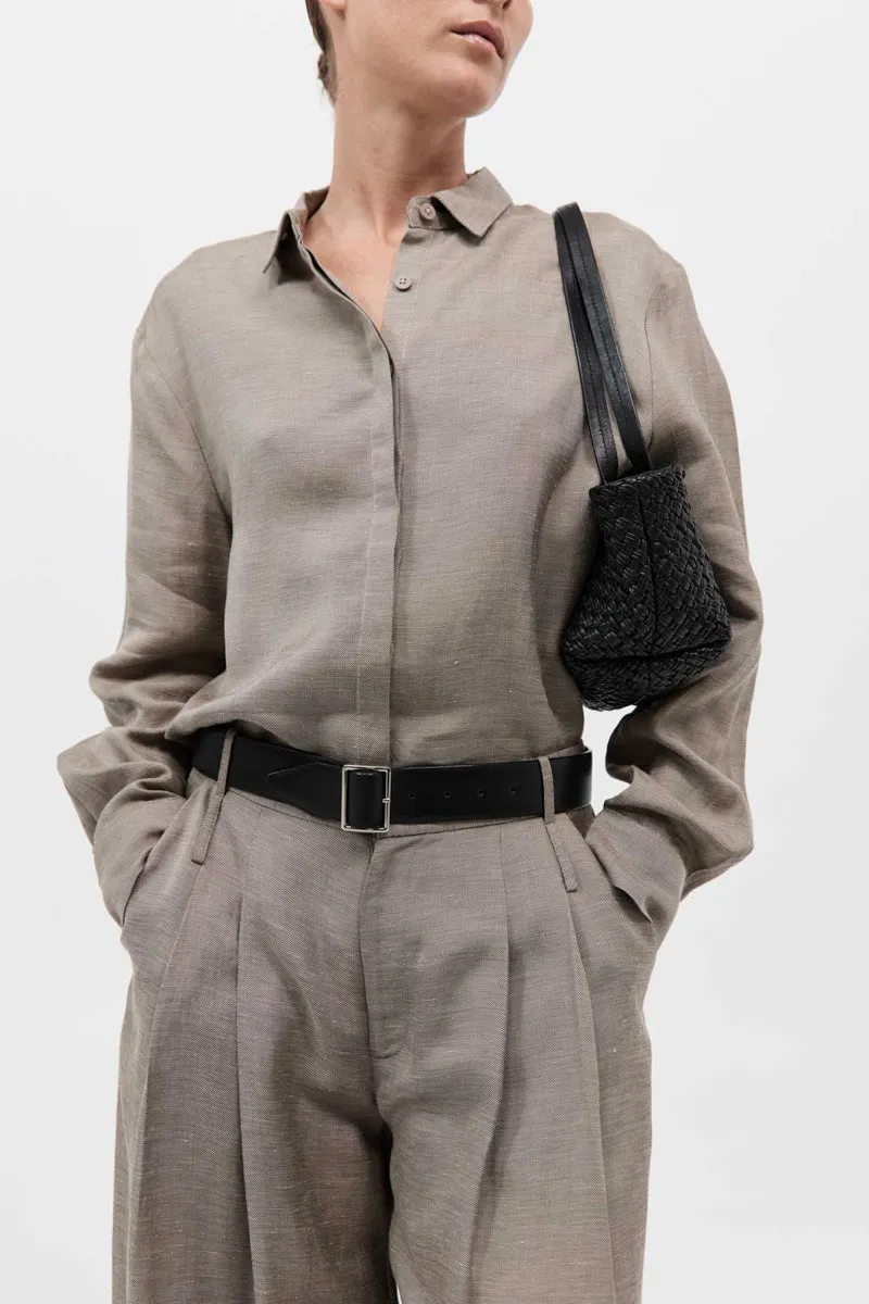 Petit Woven Trapeze Bag - Black sold by St. Agni product image thumbnail 3