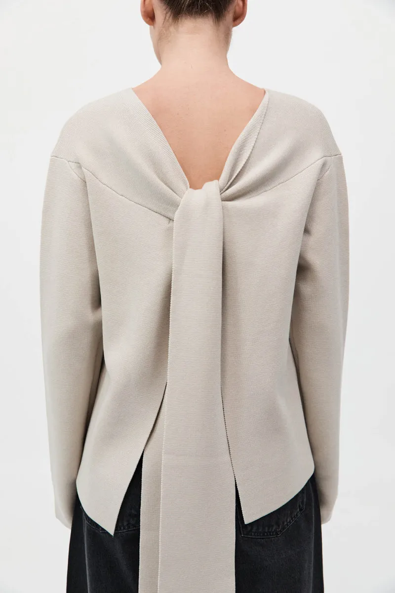 Milano Knit Scarf Jumper - Creme sold by St. Agni product image thumbnail 5