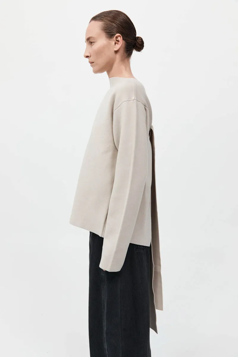 Milano Knit Scarf Jumper - Creme sold by St. Agni product image thumbnail 4