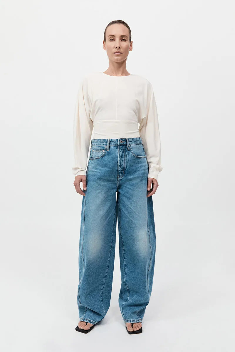 Dolman Sleeve Bodysuit - Off White sold by St. Agni product image thumbnail 4