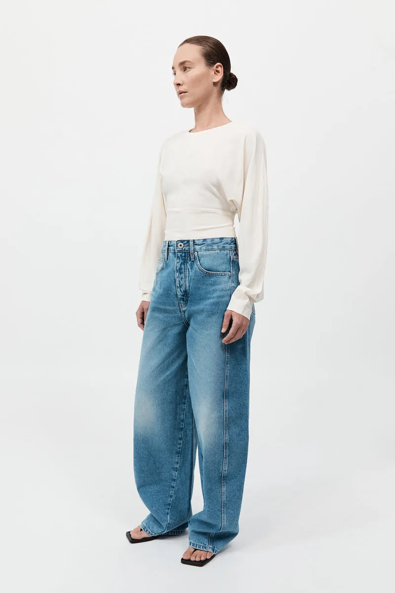 Dolman Sleeve Bodysuit - Off White sold by St. Agni product image thumbnail 5