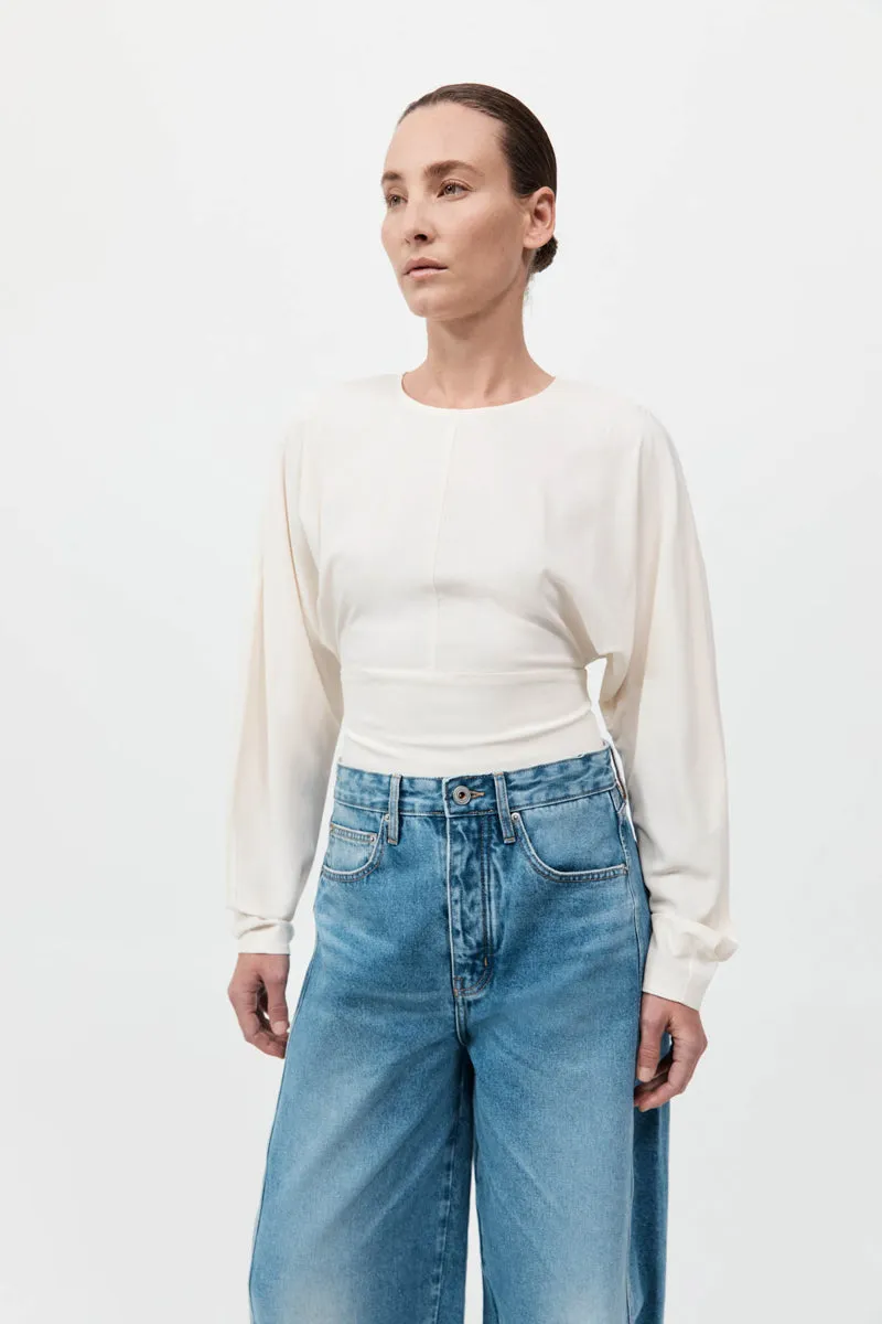 Dolman Sleeve Bodysuit - Off White sold by St. Agni product image thumbnail 2