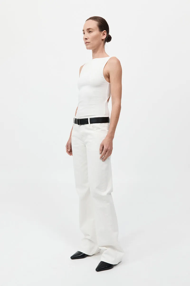 90s Low Rise Jeans - White sold by St. Agni product image thumbnail 3